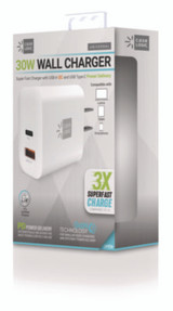 ByTech® Wall Charger, 30 W, White CL-PD-W3-101-WT