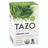 Tazo® Tea Bags, Organic Zen, 16/Box, 6 Boxes/Carton 10794522003096