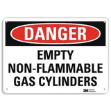 Lyle Danger Sign,10 in x 14 in,Aluminum  U3-1422-RA_14X10