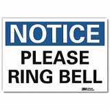 Lyle Notice Sign,10x14in,Reflective Sheeting  U5-1454-RD_14X10