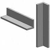 Sim Supply Carbon Steel Angle,36 in L,1/2 in W  ha.125x.5-36