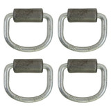 Buyers Products D-Ring, PK 4 B28F4