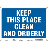 Condor Safety Sign,10 in x 14 in,Aluminum 468W64