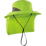 Ergodyne Chill-Its 8934 Ranger Hat with Neck Shade L/XL Lime