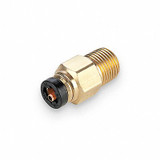 Parker Fitting,3/16",Brass,Push-to-Connect  68PTC-3-1