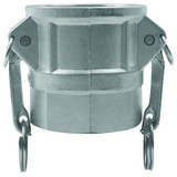 Global Type D Couplers, 2 in (NPT), Female, Aluminum