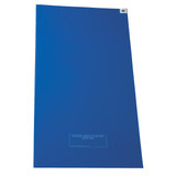 Sim Supply Tacky Mat,Blue,24 x 36 In,PK4  5KDD5