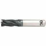 Osg Sq. End Mill,Single End,Carb,3/8"  HP400-3750