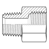 Adaptall Hose Adapter,1/8",NPT,10 mm  9325-02-10x1.5