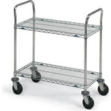 Metro Super Erecta Steel Wire Utility Cart w/2 Shelves 150 lb. Capacity 72""L x