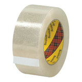 Scotch Carton Sealing Tape,2x110 yd.,Clear,PK6 T9063136PK