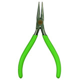 Subminiature Needle Nose Pliers, 4 in Long, 13/16 in Jaw, Smooth