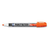 Paint-Riter+ Wet Surface Marker, 1/8 in Tip, Medium, Orange