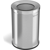 Hls Commercial Trash Can 26 Gallon Round Open Top, Stai HLSC05G26