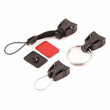 Key-Bak Key Reel Accessory Kit,Plastic,Black 0TRG-00G