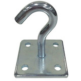 Sim Supply Single Point Hook,Steel,Zinc,4in H  39DL15