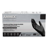 AMMEX® Professional GLOVES,FENT,NTRL,1000L,BK ABNPF46100