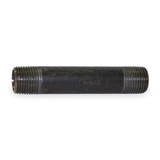 Beck Black Pipe Nipple,Threaded,1-1/4x9 In 0332630607