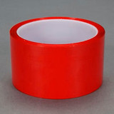 3M 7000028857 Polyester Film Tape 850 Red 2 in x 72 yd 1.9 mil 24 Roll/Case