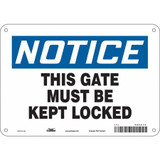 Condor Safety Sign,7 in x 10 in,Aluminum  486X15