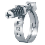 Oetiker Screw Clamp,3/8"W,SS,PK10 17800185