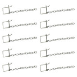 Buyers Products Safety Pins,Grade 8 B633-13,Steel,PK10 P11C10