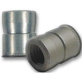 Sim Supply Rivet Nut,Swaged,Steel,Cad Clear,PK100  CAT2-1032-100