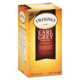 TWININGS® Tea Bags, Earl Grey, 1.76 Oz, 25-box TNA51728 USS-TWG09183