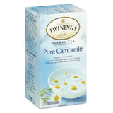 TWININGS® Tea Bags, Pure Camomile, 1.76 Oz, 25/box TNA85142
