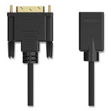 NXT Technologies™ Dvi To Hdmi Adapter, 6", Black NX50637