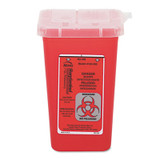 Impact® 1-quart sharps container, plastic, red 7350