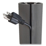 UT Wire® CORD PROTECTOR AND CONCEALER, 2.6" X 5 FT, GRAY UTW-CP501-GY USS-RBOUTWCP501GY