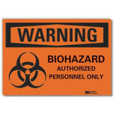 Lyle Biohazard Warning Rflctv Label,10inx14in  LCU6-0045-RD_14x10