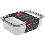 Rubbermaid Brilliance 9.6 C. Clear Rectangle Food Storage Container