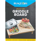 Mr. Bar-B-Q Razor 11.81 In. W. x 15.75 In. L. Wood Cutting Board