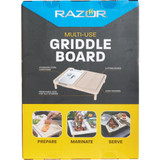 Mr. Bar-B-Q Razor 11.81 In. W. x 15.75 In. L. Wood Cutting Board Pack of 2 08811RZ 849501