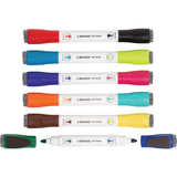 U Brands Magnetic Double Ended Chisel Tip Dry Erase Marker Assortment (6-Pack) 507U06-24 895018