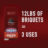 Kingsford High Heat 12 Lb. Charcoal Briquets 60583 843406