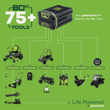 Greenworks 80V Rapid Battery Charger 2901402 758909