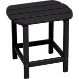 Outdoor Expressions Black HDPE Side Table EY8002BK