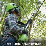 Greenworks 80V 10 In. Brushless Pole Saw with 2.0 Ah Battery & Charger 1405802 758409