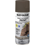 Rust-Oleum Stops Rust Roof Accessory 12 Oz. Weathered Wood Flat Anti-Rust Spray Paint