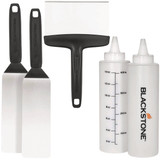 Blackstone Plastic Handle Stainless Steel Blade 5-Piece Griddle Tool Set 5230