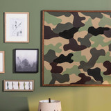 Rust-Oleum 1 Qt. Camouflage Brush Paint, Khaki