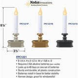 Xodus Led B-O Agd Brz Candle FPC1221A 919517