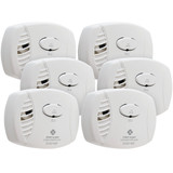 First Alert 6pk Battery Co Alarm CO400B6CP 865164