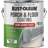 Rust-Oleum 1 Gal. Low VOC White Pastel Tint Base Semi-Gloss Porch and Floor Coating