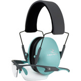 Radians Lowset Women's Range Combo with 21 dB NRR Earmuff & Safety Glasses