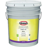 Glidden Fundamentals Grab-N-Go Eggshell Interior Paint, White, 5 Gal. GLFIN50WHT/05 784760