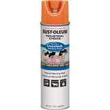Rust-Oleum Industrial Choice 17 Oz. Fluorescent Orange Livestock Marking Paint